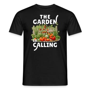 Gardener, Garden Plant, Hobby Gardener, Florist - Men's T-Shirt - black - Front - AI Model Male 178 light (178cm)