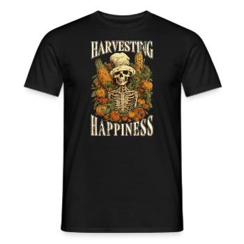 Jardinier jardin plante paysanne dictons Vintage - T-shirt homme - noir - Devant - AI Model Male 178 light (178cm)