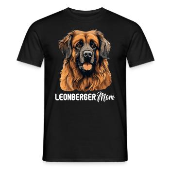 Leonberger - Männer T-Shirt - Schwarz - Vorne - AI Model Male 178 light (178cm)
