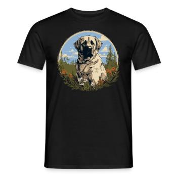 Kangal - Männer T-Shirt - Schwarz - Vorne - AI Model Male 178 light (178cm)