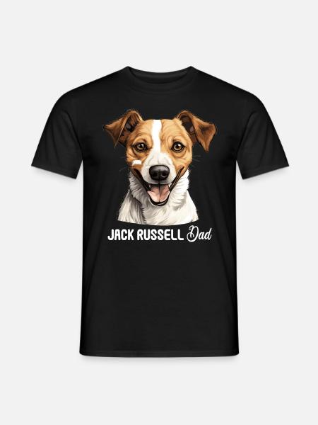 Dog Jack Russell - Men's T-Shirt - black