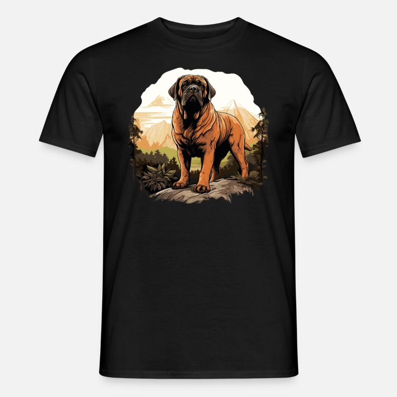 Mastiff - Männer T-Shirt - Schwarz