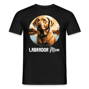 Labrador - Männer T-Shirt - Schwarz - Vorne - AI Model Male 178 light (178cm)