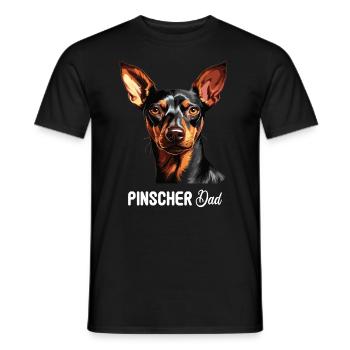 Pinscher - Men's T-Shirt - black - Front - AI Model Male 178 light (178cm)