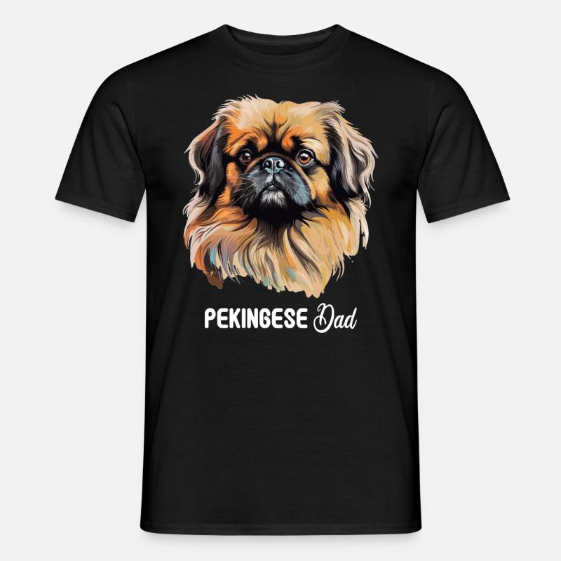 Pekingese - Männer T-Shirt - Schwarz