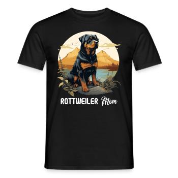 Rottweiler - T-shirt homme - noir - Devant - AI Model Male 178 light (178cm)