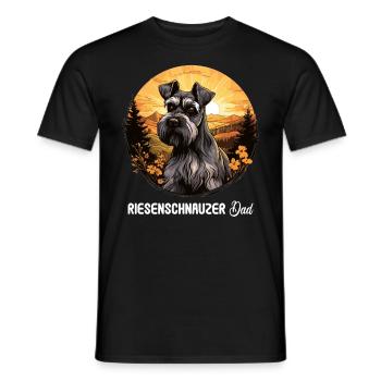 Giant Schnauzer - Men's T-Shirt - black - Front - AI Model Male 178 light (178cm)