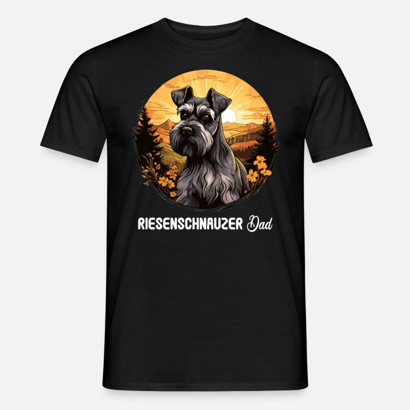 Riesenschnauzer - Männer T-Shirt - Schwarz