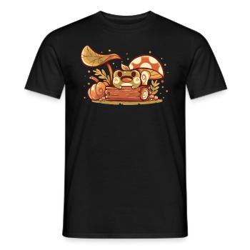 Fall Frog - Men's T-Shirt - black - Front - AI Model Male 178 light (178cm)