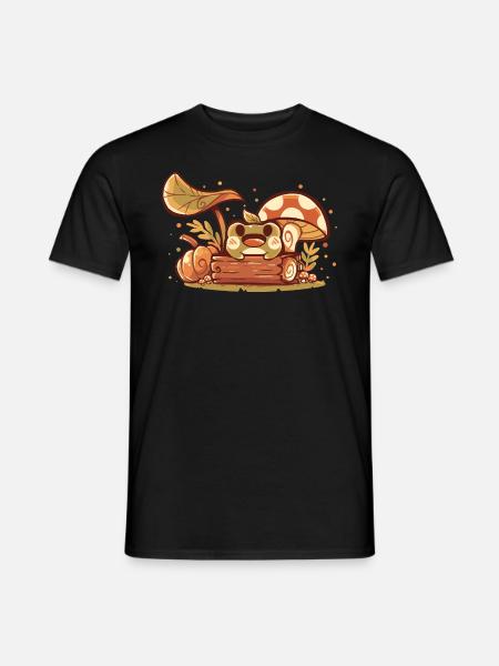 Fall Frog - Men's T-Shirt - black