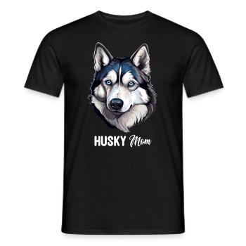 Husky - Männer T-Shirt - Schwarz - Vorne - AI Model Male 178 light (178cm)