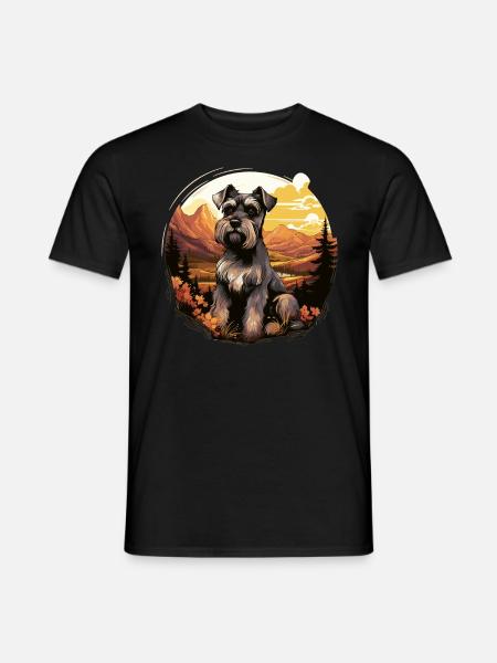 Schnauzer - Men's T-Shirt - black