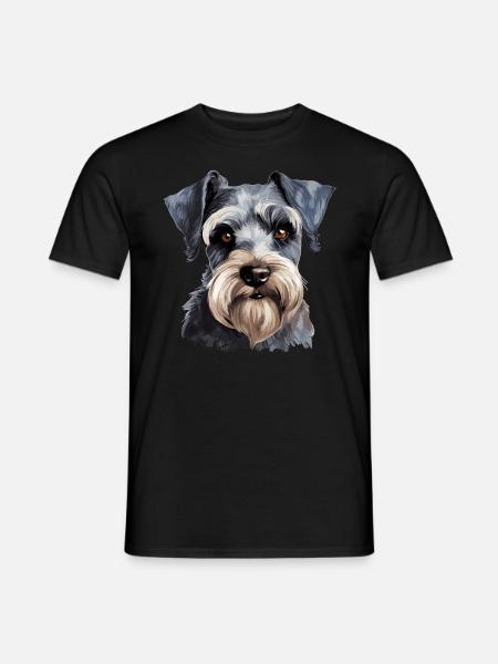 Schnauzer - Men's T-Shirt - black