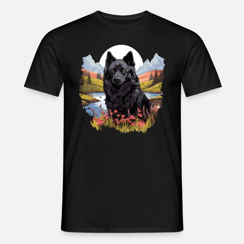 Schipperke - T-shirt homme - noir
