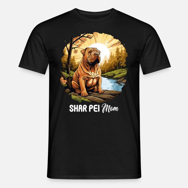 Shar Pei - Männer T-Shirt - Schwarz