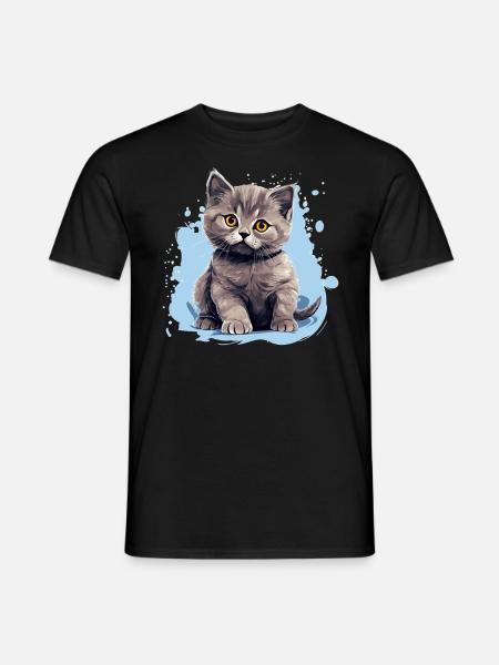 British Shorthair - Men's T-Shirt - black