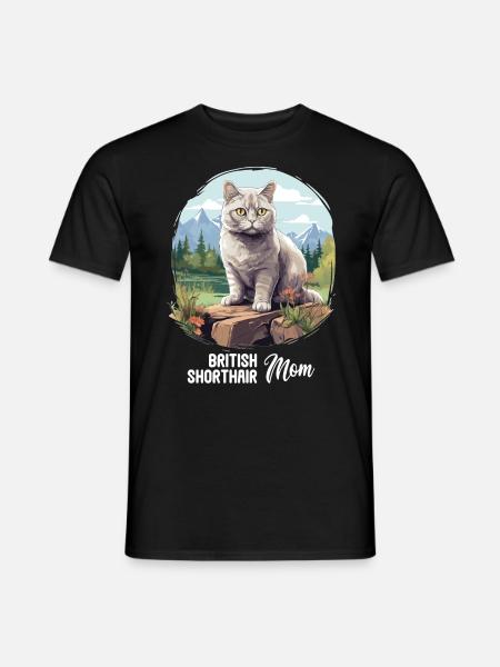 British Shorthair - Men's T-Shirt - black
