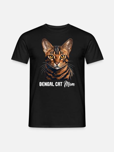 Bengal Cat - Men's T-Shirt - black