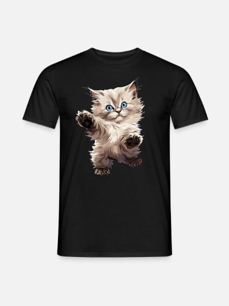 Ragdoll - Männer T-Shirt - Schwarz