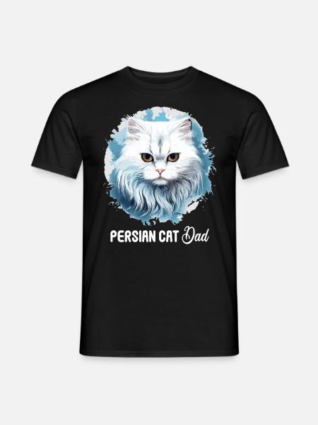 Persian Cat Perser Katze - Men's T-Shirt - black