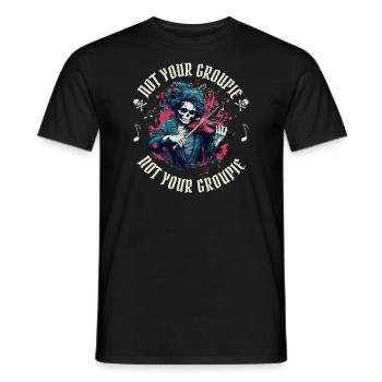 Violoniste-Musicien Violons Instruments de musique - T-shirt homme - noir - Devant - AI Model Male 178 light (178cm)