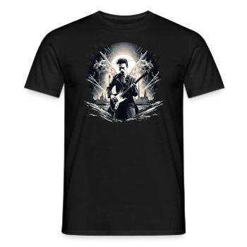 Wingfoil Surfer Planches de Wingfoil Hydrofoil - T-shirt homme - noir - Devant - AI Model Male 178 light (178cm)