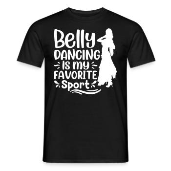 Ballroom Dance Quotes Funny Dancer Raqs sharqi - Men's T-Shirt - black - Front - AI Model Male 178 light (178cm)