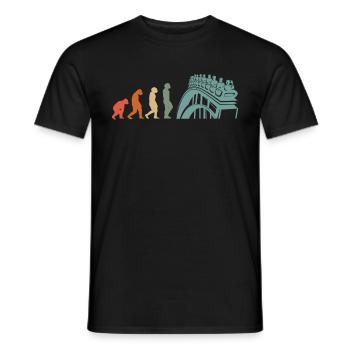 Parc D’attractions, Foire, Fête foraine, Fête foraine - T-shirt homme - noir - Devant - AI Model Male 178 light (178cm)