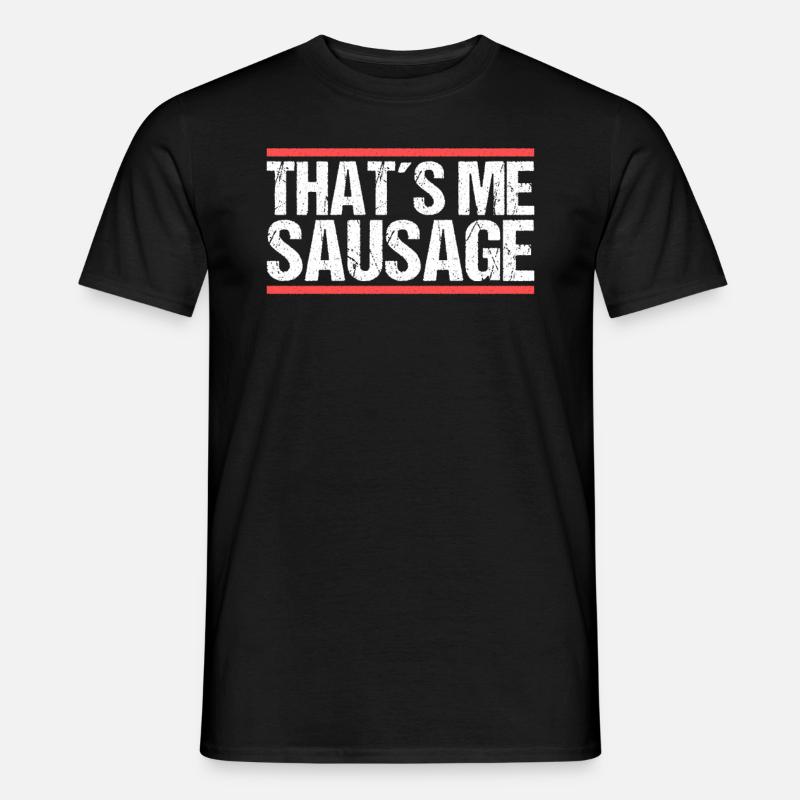 That´s me sausage. Denglisch - Männer T-Shirt - Schwarz