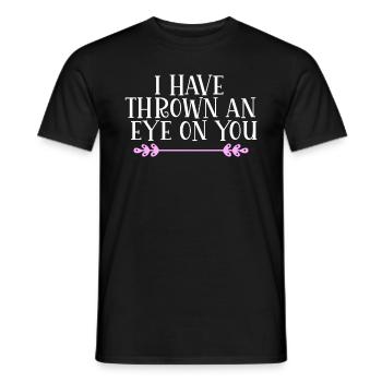Je t’ai jeté un œil Denglisch - T-shirt homme - noir - Devant - AI Model Male 178 light (178cm)