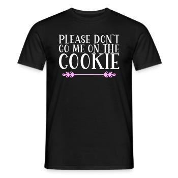 S’il vous plaît, ne me lancez pas sur le Cookie Denglisch - T-shirt homme - noir - Devant - AI Model Male 178 light (178cm)