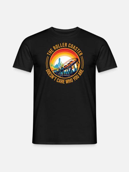 Freizeitparks Jahrmarkt Rummelplatz Spruch Kirmes - Männer T-Shirt - Schwarz