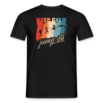 Stabhochspringer Leichtathleten Sportler Stab - Männer T-Shirt - Schwarz - Vorne - AI Model Male 178 light (178cm)