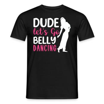 Citations de danse drôles Danseur drôle Raqs sharqi Swing - T-shirt homme - noir - Devant - AI Model Male 178 light (178cm)
