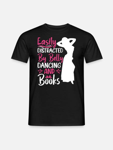 Dance Quotes Funny Dancer Raqs sharqi Swing - Men's T-Shirt - black
