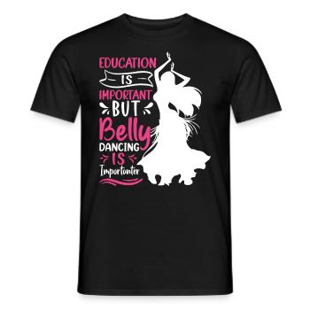 Citations de danse drôles Danseur drôle Raqs sharqi Swing - T-shirt homme - noir - Devant - AI Model Male 178 light (178cm)