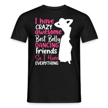 Citations de danse drôles Danseur drôle Raqs sharqi Swing - T-shirt homme - noir - Devant - AI Model Male 178 light (178cm)