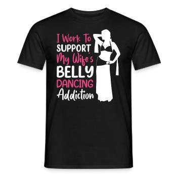 Citations de danse drôles Danseur drôle Raqs sharqi Swing - T-shirt homme - noir - Devant - AI Model Male 178 light (178cm)