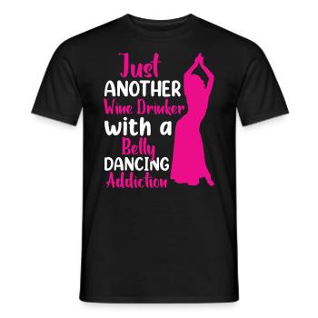 Citations de danse drôles Danseur drôle Raqs sharqi Swing - T-shirt homme - noir - Devant - AI Model Male 178 light (178cm)