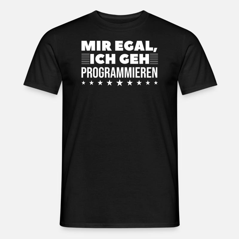 Webentwickler Programmierer Backend-Entwickler - Männer T-Shirt - Schwarz