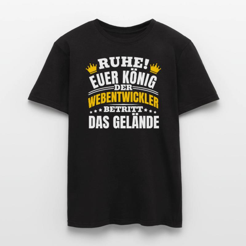 Webentwickler Programmierer Fullstack-Entwickler Männer T-Shirt