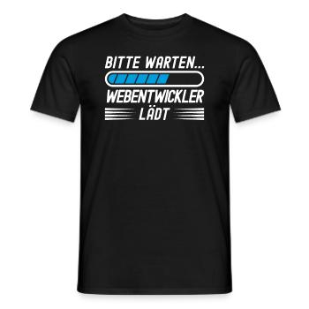 Webentwickler Programmierer UI/UX-Designer - Männer T-Shirt - Schwarz - Vorne - AI Model Male 178 light (178cm)
