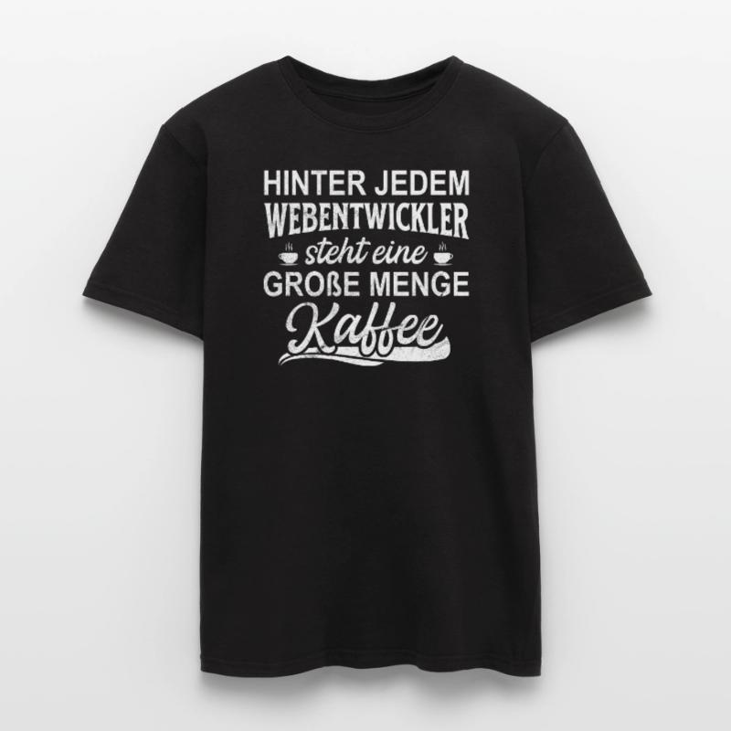 Webentwickler Programmierer Projektmanager Männer T-Shirt