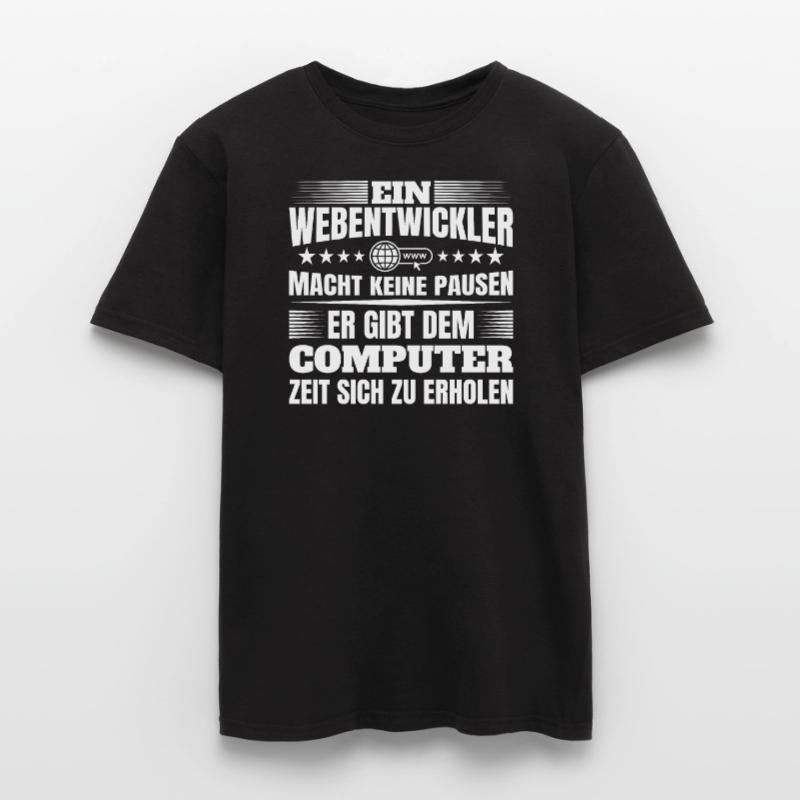 Webentwickler Programmierer UI/UX-Designer Männer T-Shirt