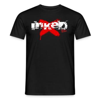 Inked Tattoo Spray Graffiti - Männer T-Shirt - Schwarz - Vorne - AI Model Male 178 light (178cm)