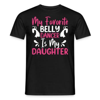 Funny Belly Dancer, Belly Dancing Quotes Dancer - Men's T-Shirt - black - Front - AI Model Male 178 light (178cm)