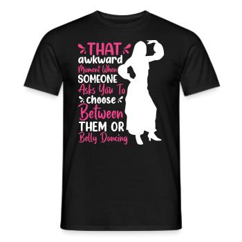 Citations de danse drôles Danseur drôle Raqs sharqi Swing - T-shirt homme - noir - Devant - AI Model Male 178 light (178cm)
