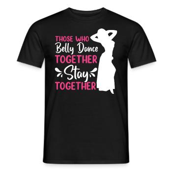 Citations de danse drôles Danseur drôle Raqs sharqi Swing - T-shirt homme - noir - Devant - AI Model Male 178 light (178cm)