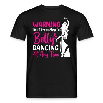 Citations de danse drôles Danseur drôle Raqs sharqi Swing - T-shirt homme - noir - Devant - AI Model Male 178 light (178cm)