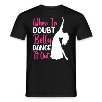 Citations de danse drôles Danseur drôle Raqs sharqi Swing - T-shirt homme - noir - Devant - AI Model Male 178 light (178cm)